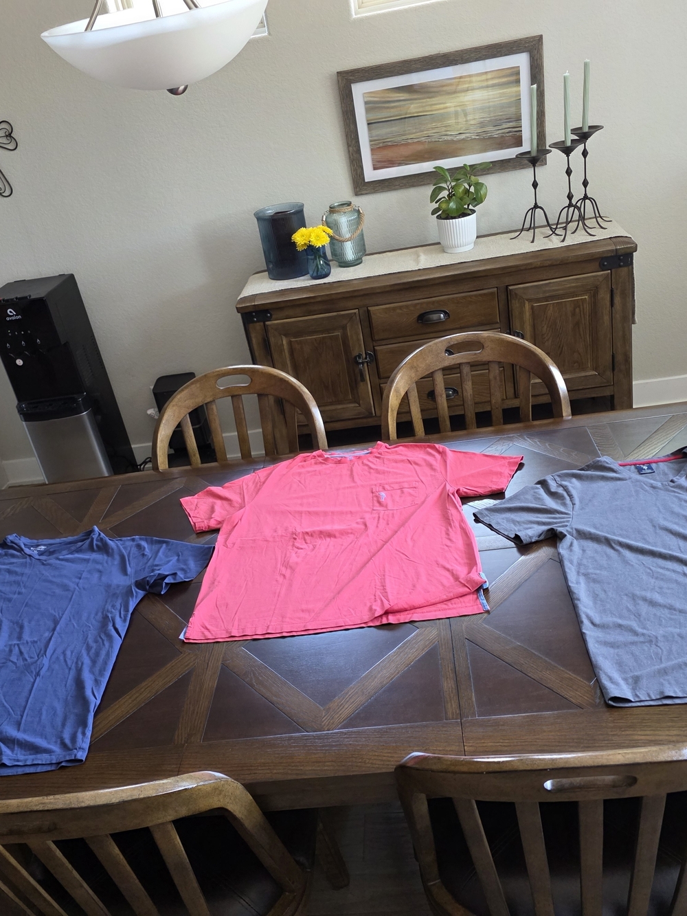 Bundle of 3 L-XL Men's T-Shirts U.S. Polo Caribbean Roundtree & Yorke